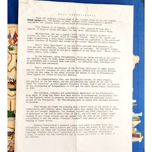 My Pennsylvania 1946 1st Edition HC Illustrated Penn Commonwealth History E40 - Picture 10 of 10